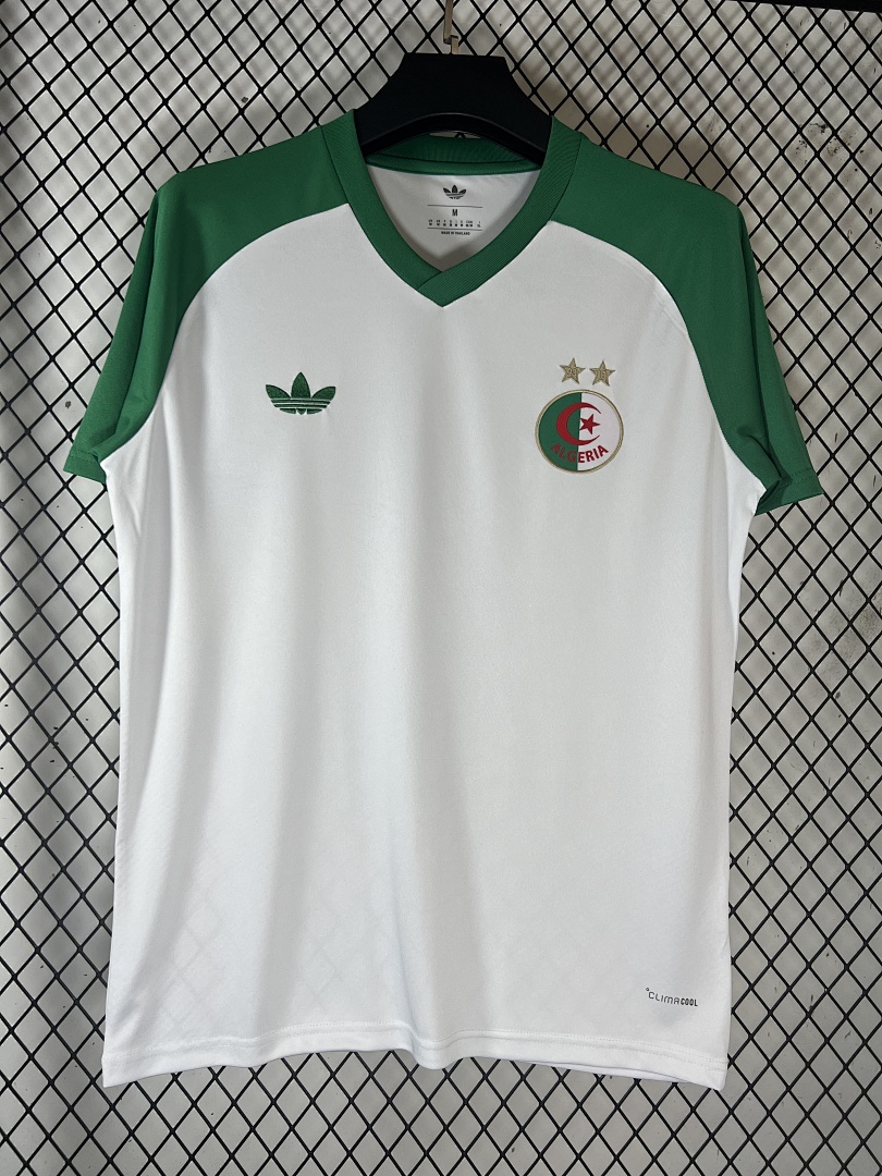 White Green Algeria Training Jersey - view 3