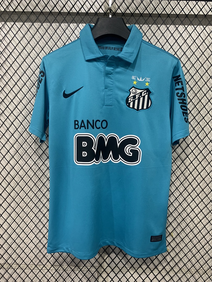 Retro Santos Second Away Jersey Blues-4 xl - view 4