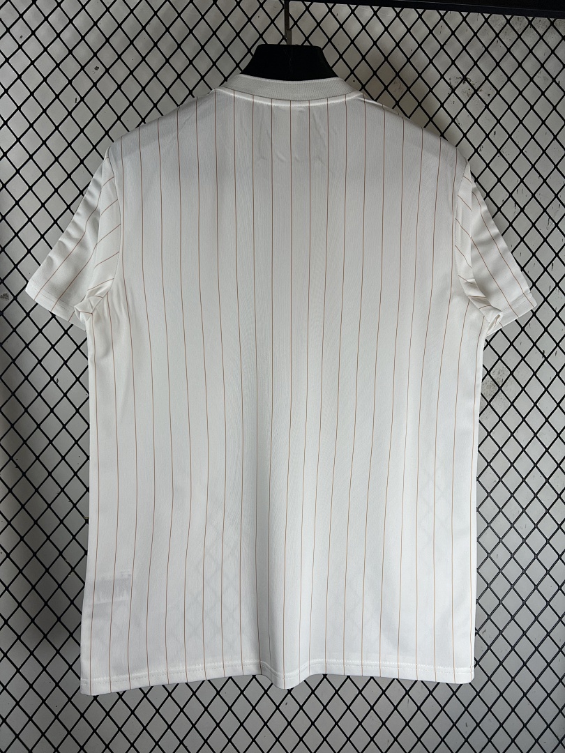 White Real Madrid Retro Yellow Trim - view 4