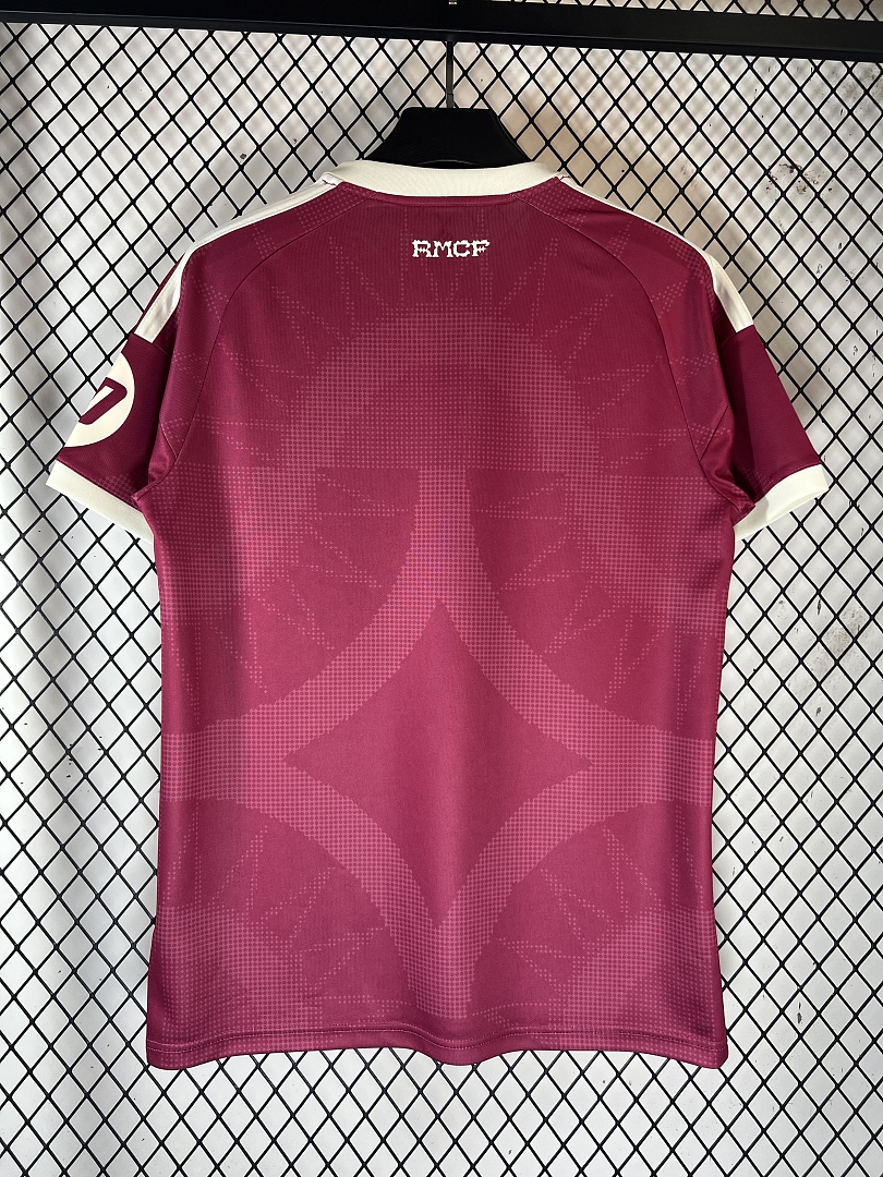 Plum Red Real Madrid Second Away Jersey - view 4