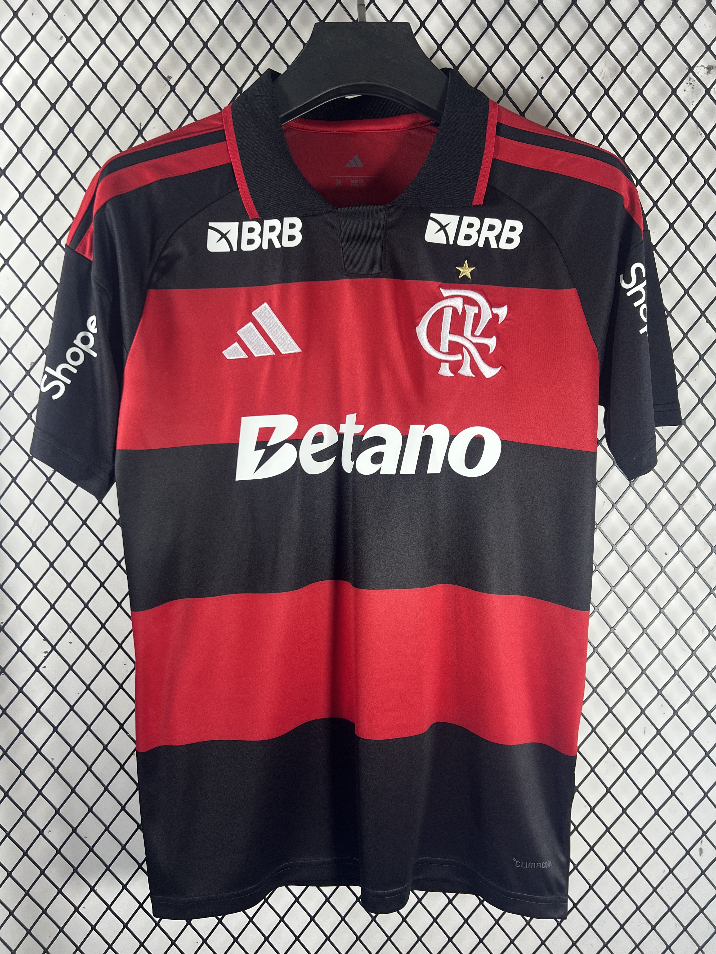Red Black Flamengo Home Jersey - view 4