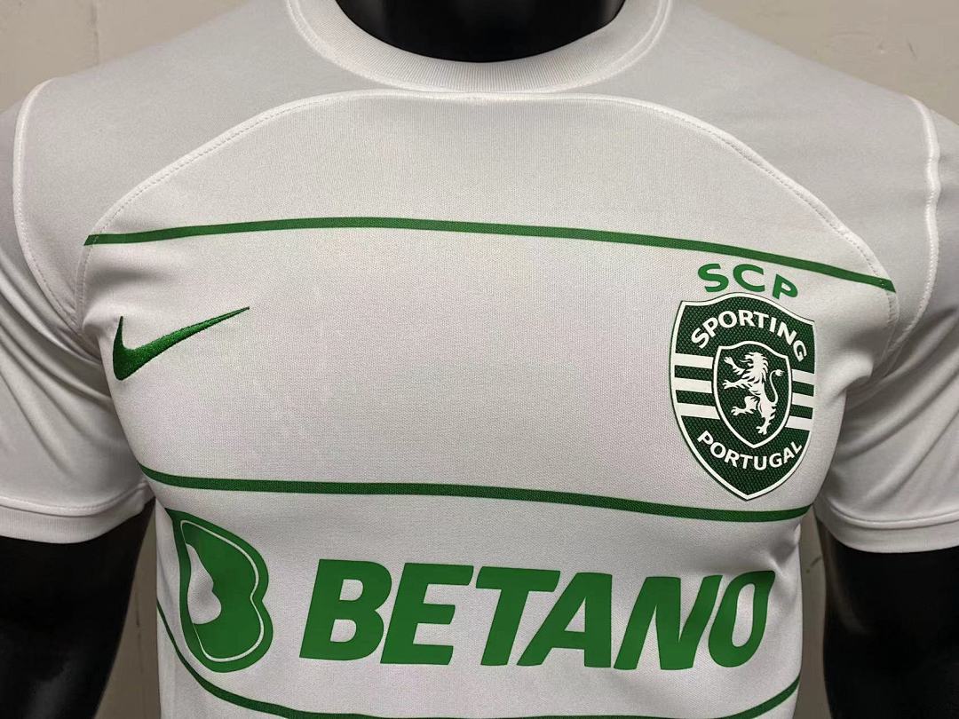 Sporting Lisbon Away Jersey White S-2 X - view 6