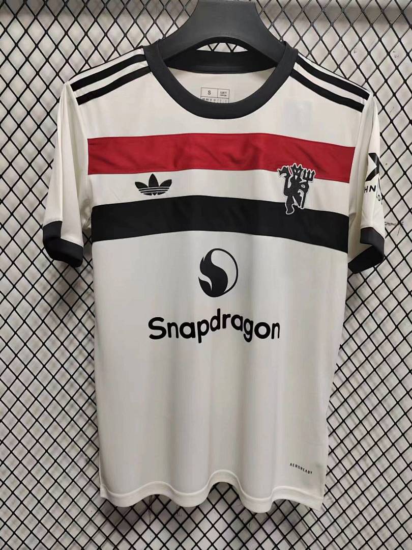 Manchester United Second Away Jersey White S-4 XL - view 4
