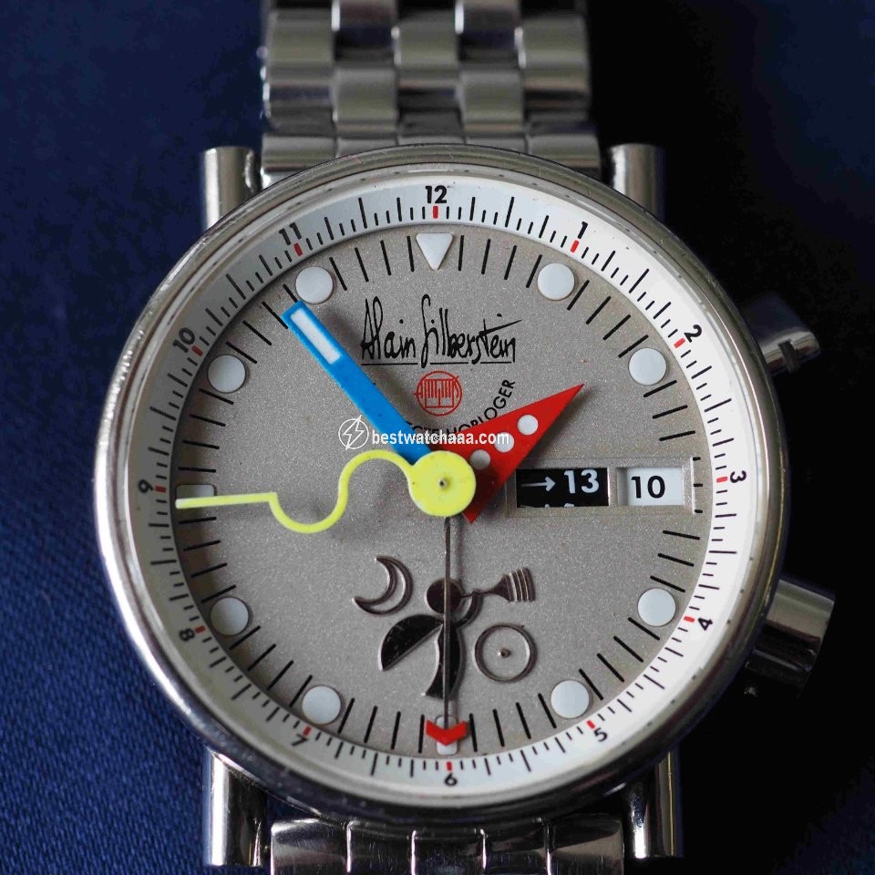 Alain Silberstein Mens watch Unisex Automatic Steel LR23