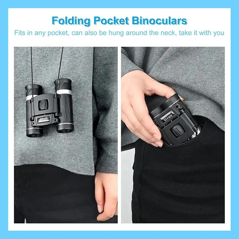 Real User Stories: How NEW 500X25 Hd Zoom 5000M/50000M Binoculars Telescope Folding Long-Distance Vision Micro Telescope For Camping Outdoor Sports Changed Their Lives