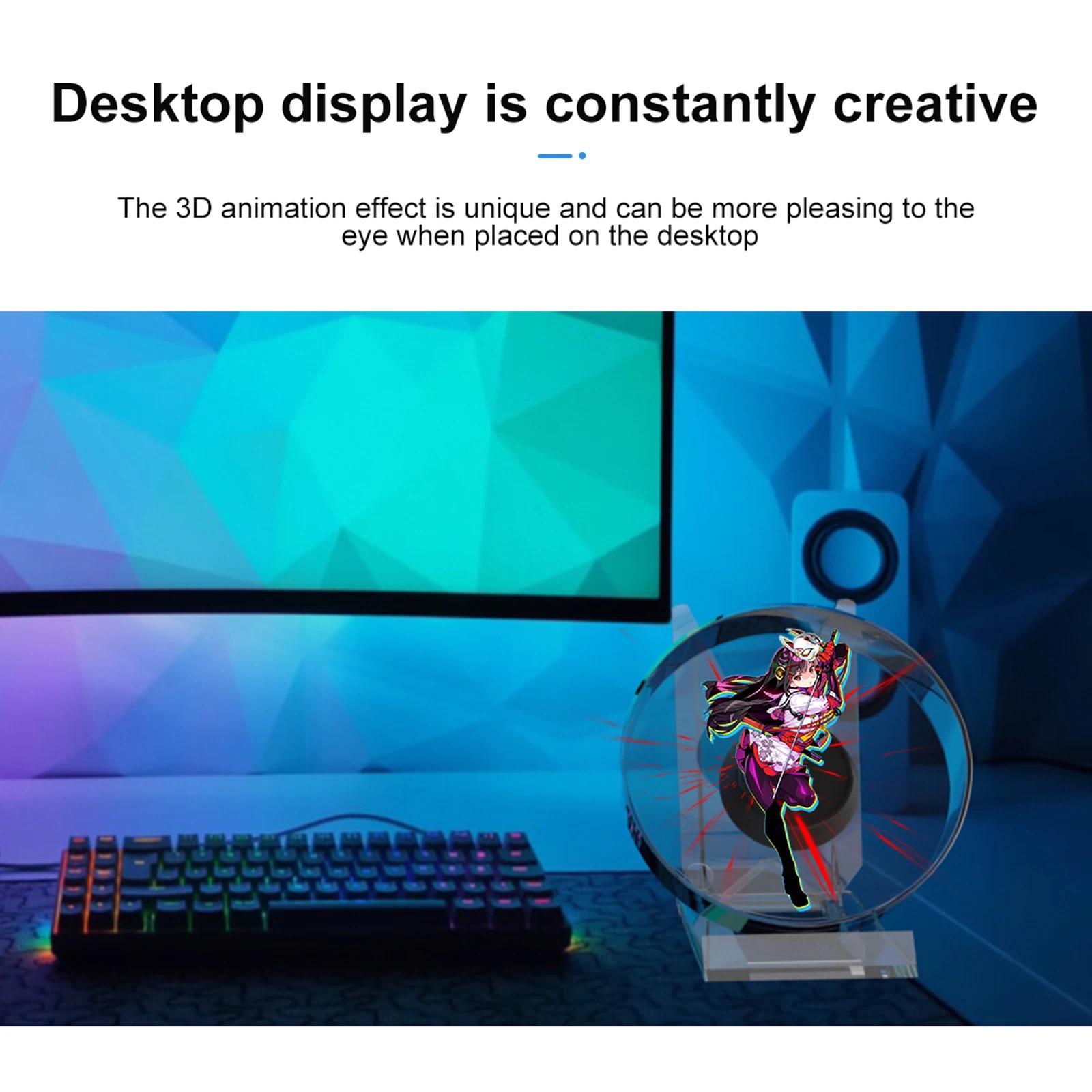 Why Mini 3D Holographic Projector Fan Desktop LED Advertising Machine Hologram Picture Video Display Remote Control with Stand is Changing the Game in 2024