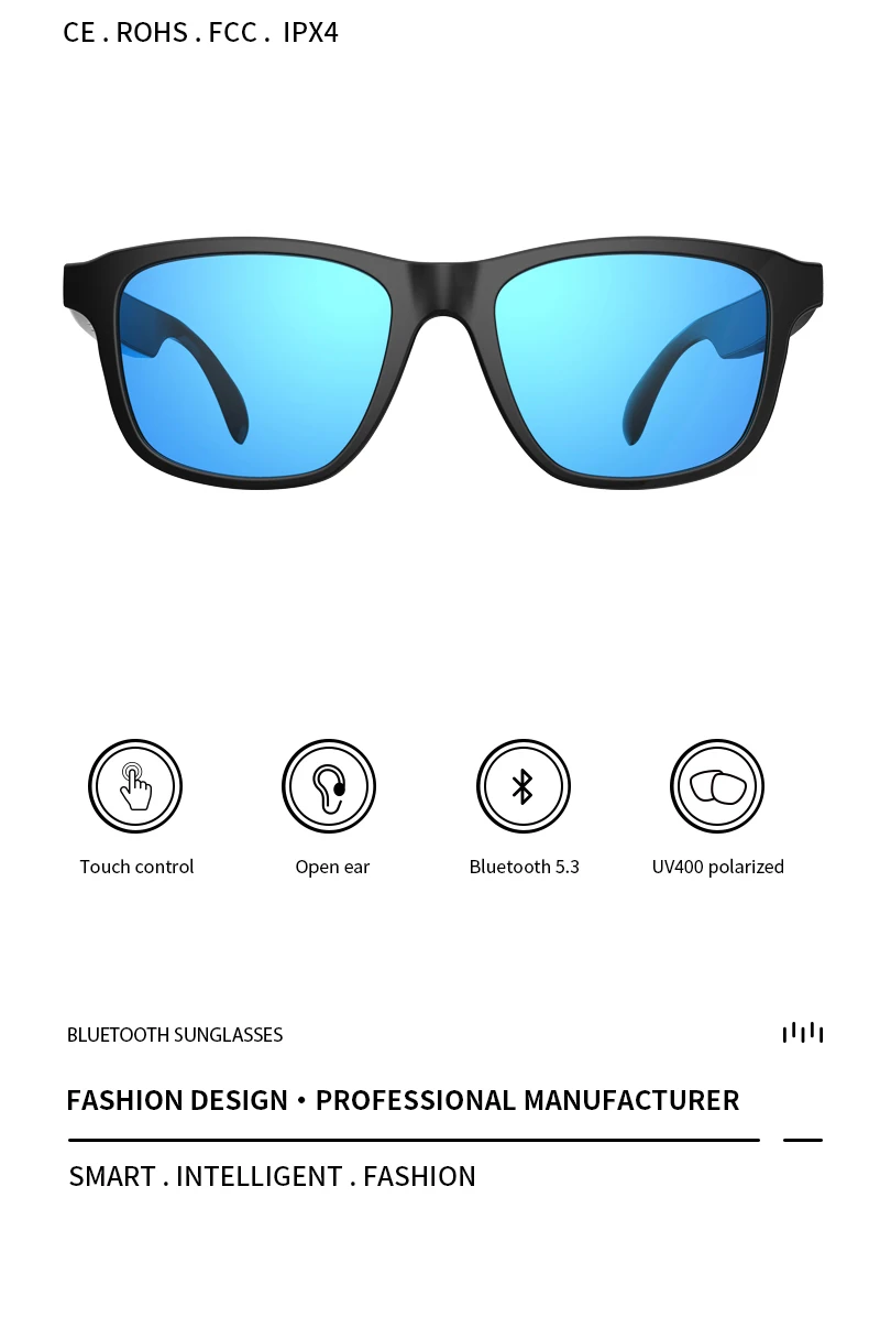 The Ultimate Guide to New Smart Glasses Wireless Bluetooth Hands-Free Talking Music Headset with Speaker Fashion Sunglasses Eyeglasses: Everything You Need to Know