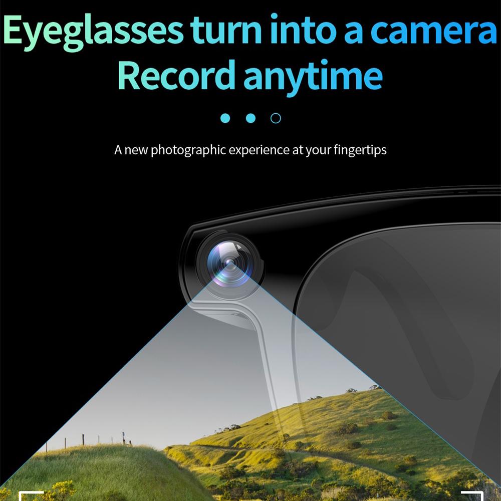 AI Smart Glasses 800W HD Camera Sunglasses Men Women Anti Blue Light The Map Translation Video Call Take Photos UV Protection Wearable Mj - Image 3