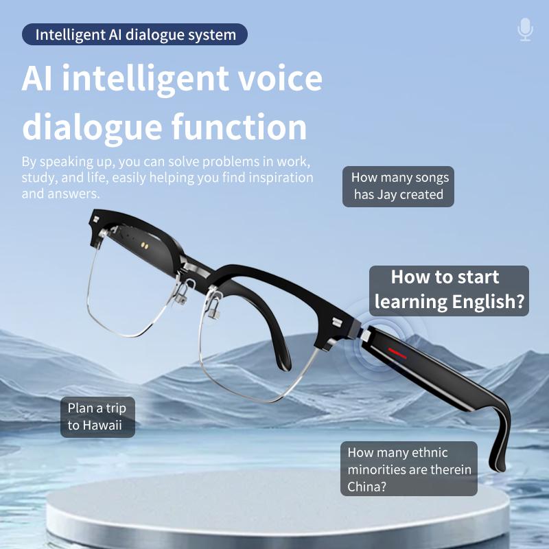 Smart Glasses with AI Navigation Listen Songs Bluetooth Call Voice Assistant Remote Camera Translate Language Smart Sunglasses - Image 3