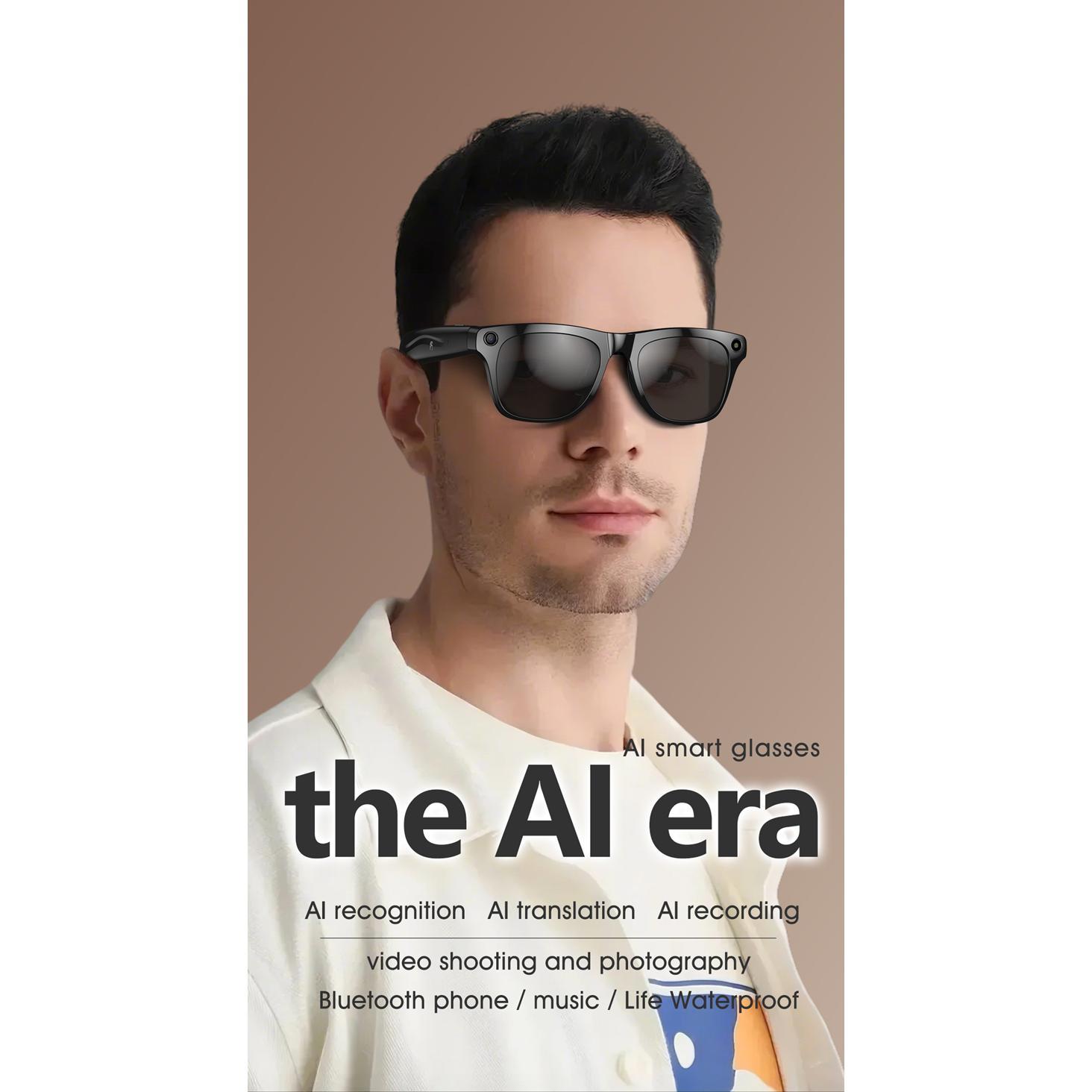  4K HD Smart Glasses AI GPT Camera Change Color Bluetooth Call 260Mah Battery Voice Assistant Translate Identify Objects 2025 - Image 4