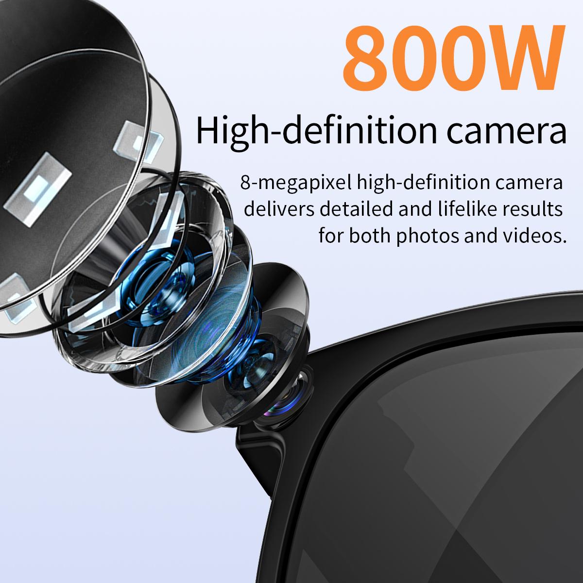 How AI Smart Glasses V3 with an 8MP Camera, Bluetooth Phone Functionality, Voice Assistant, Video Recording, and Music Playback Can Transform Your Daily Routine