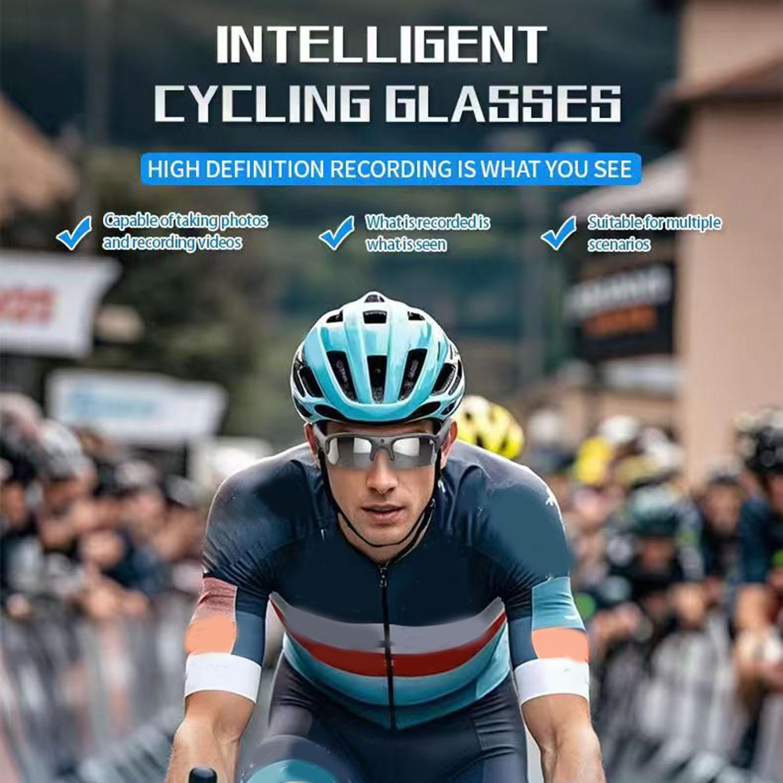 Camera Sunglasses with WiFi Polarized Smart Bike Glasses Outdoor Sports Camera HD Video Recording Polarized Camera Sunglasses