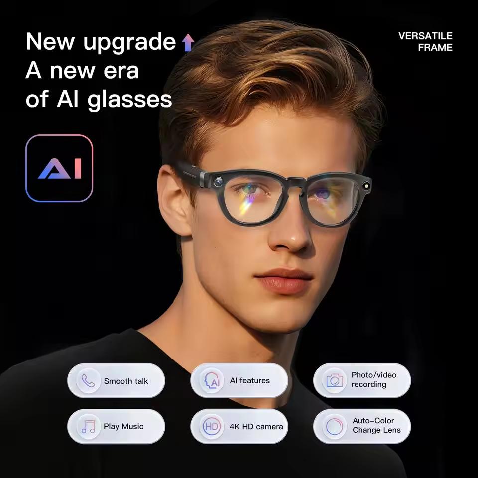 Smart Glasses, 8K HD 800W Pixel Lenses, AI, For Men and Women, Bluetooth Calling, 4GB WIFI Delivery, Music Player, Translation Glasses, New for 2026 vs Competitors: Which One Should You Choose?
