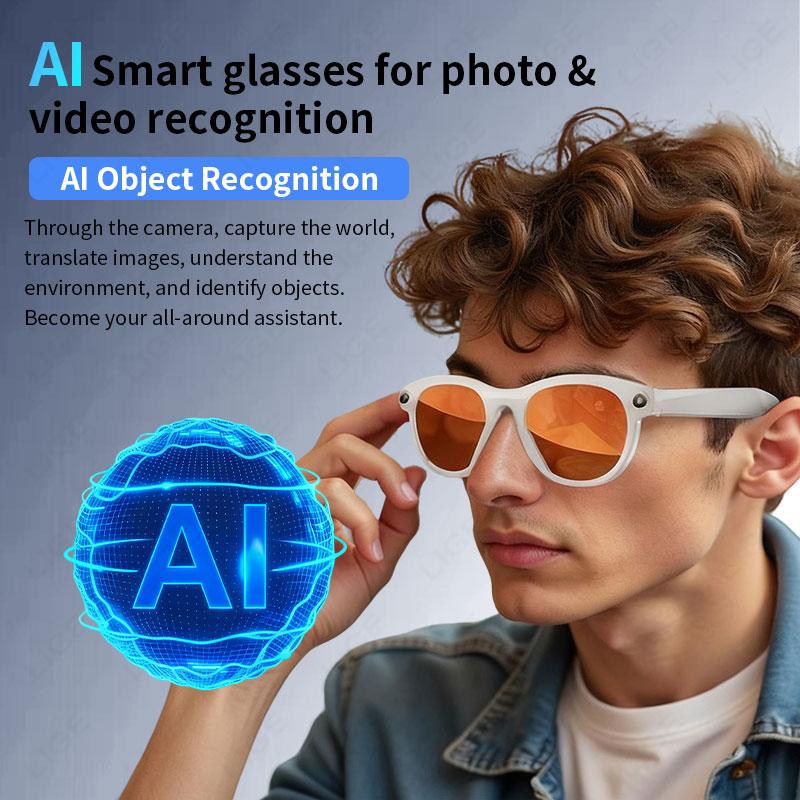 How LIGE AI Smart Glasses 6K HD Camera Glass Multifunctional Bluetooth Call Voice Assistant Music Play Translation Glasses 2026 New Can Transform Your Daily Routine