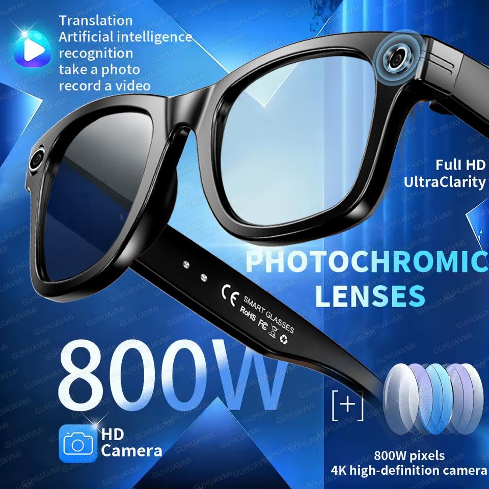Why New Smart Glasses 8MP HD Camera AI Glasses Camera Photo Video Recording Translation Waterproof Anti-blue Camera Glasses Man Wome is Changing the Game in 2024