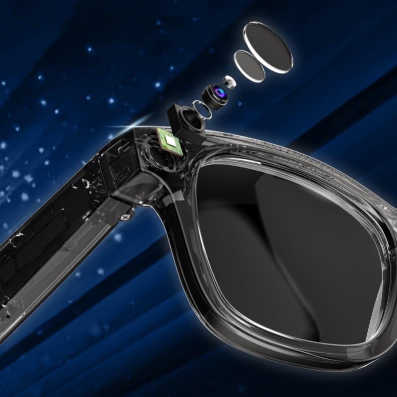 The new AI glasses feature anti-shake, photo and video taking, intelligent voice translation, and all-object recognition