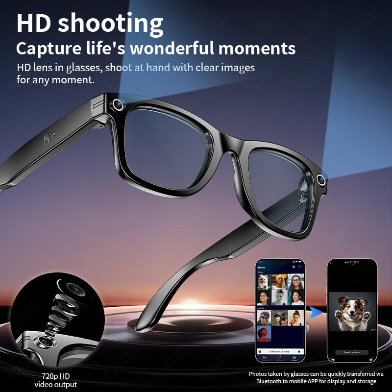 How HD Record Video Smart Glasses video Recording Ai Photo Recognition Answer Translation Waterproof Bluetooth Glasses Can Transform Your Daily Routine