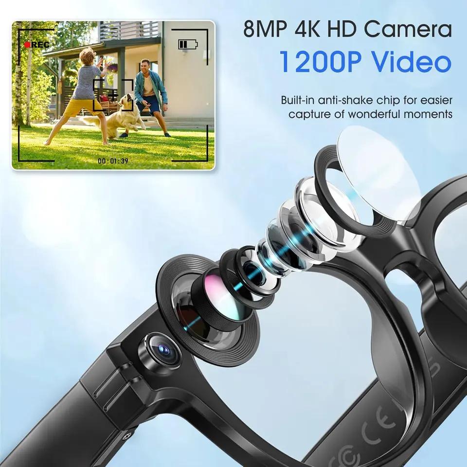 The Future of Technology: Exploring 2025 New 8K HD Smart Glasses Photochromic Bluetooth Call Video Recording Voice Assistant Music Player Translate Camera Glasses's Innovations