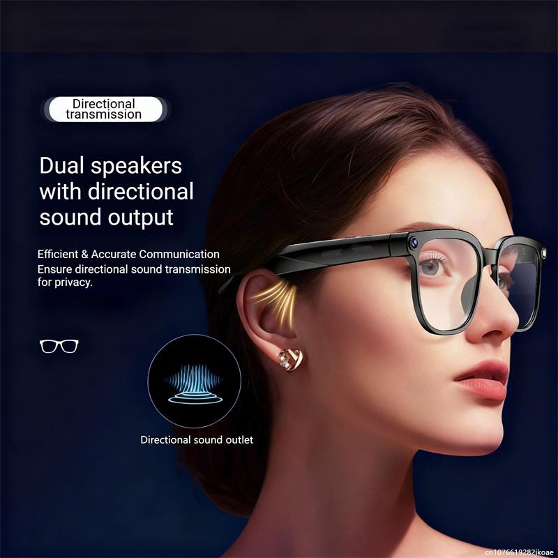 Smart Glasses 8 Million Camera AI Real Time Translation Eyewear Bluetooth Sunglasses Shoot Audio Call Video Player M02S 290mAh