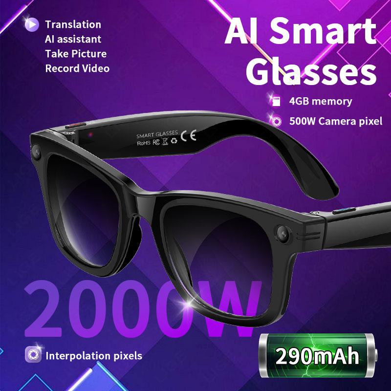 The Future of Technology: Exploring AI Smart Glasses 5 Million Pixels Recording Videos Photo Recognition Answer Translation 290mAh IP66 Waterproof Bluetooth Glasses's Innovations