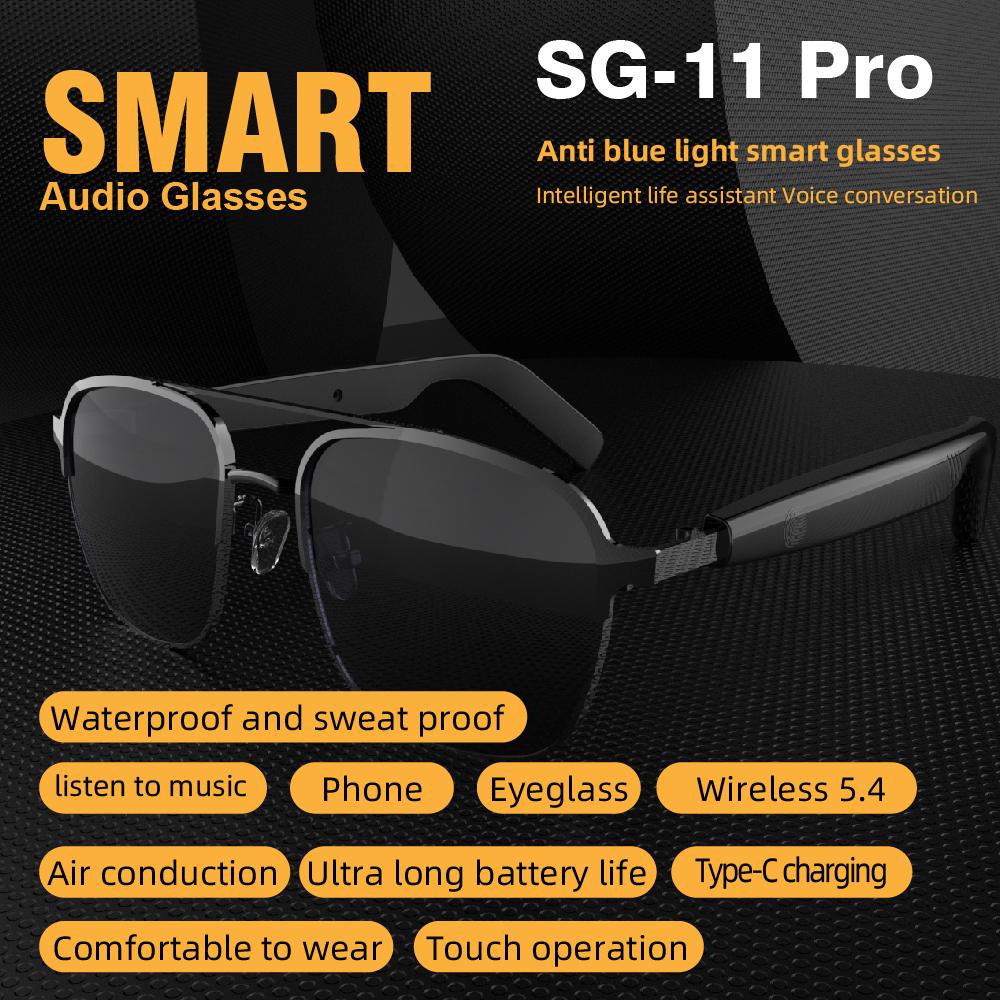 Discover the Revolutionary Features of Upgraded Version SG11 PRO TWS Smart Sunglasses Wireless Audio Glasses For Sports Outdoor Activities
