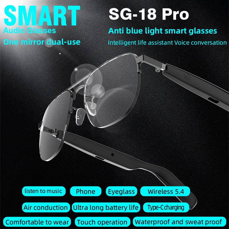 The Ultimate Guide to New Styles Fashion SG-15 Pro Smart Glasses Anti Blue Light Audio Glasses Portable Music Stereo For Sports Riding Sunglasses: Everything You Need to Know