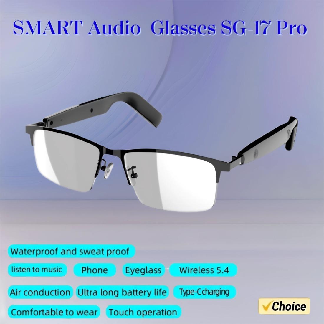 Why New SG-17 Pro Smart Glasses Life Assistant Answer/Decline Call Music Light AI Voice Wireless Bluetooth Smart Glasses is Changing the Game in 2024
