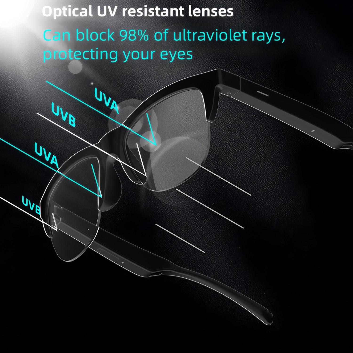 Smart Music Women Men Sports Sunglasses Headphones Wireless Bluetooth Talking Headset HIFI Audio Bluetooth Glasses