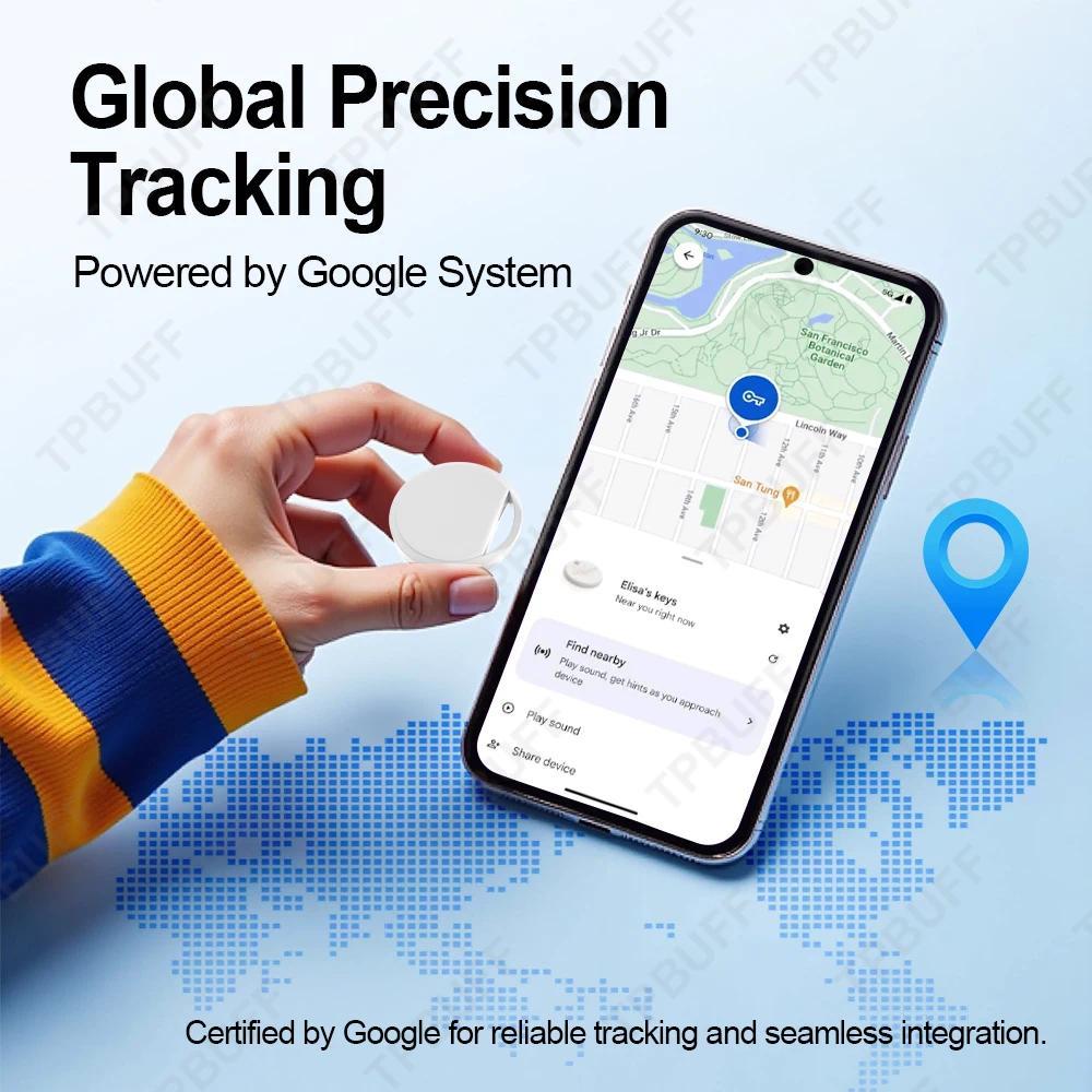 Smart Tag Tracker, For Android Google, Device Finder Tracker Card "Find Me", Android Tracker, GPS Locator, Anti-theft, Suitable for Cars, Electronics