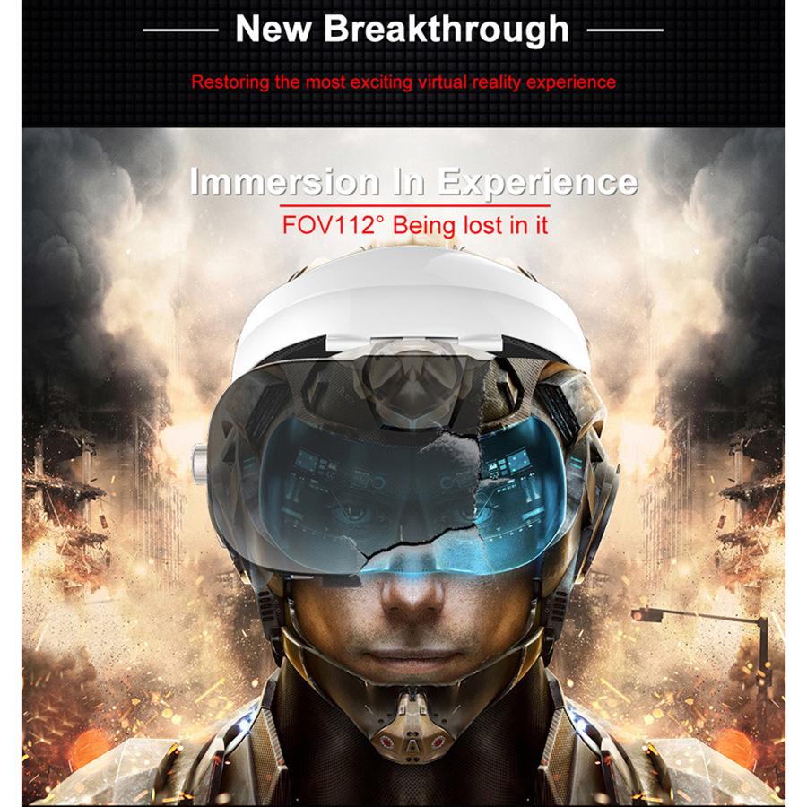 3D VR Glasses Virtual Reality Headset Phone Viar Device Helmet Lenses Goggles Smart Smartphones Headphone Controller Mobile Game - Image 3