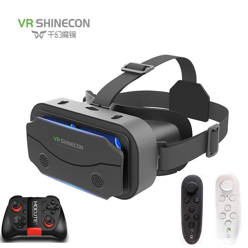 SHINECON 3D Helmet VR Glasses 3D Glasses Virtual Reality Glasses VR Headset For Google cardboard 5-7