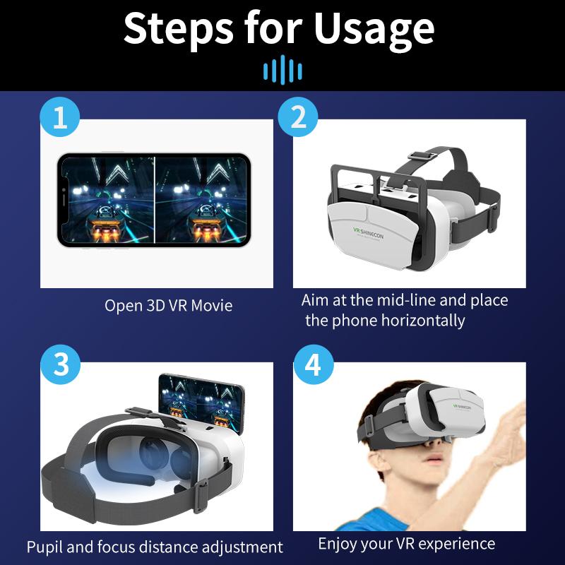 The Future of Technology: Exploring Virtual Reality VR Glasses Headset Viar Devices 3D Helmet Lenses Smart Goggles For Phone Smartphones Cell Viewer Mobile Game Set's Innovations